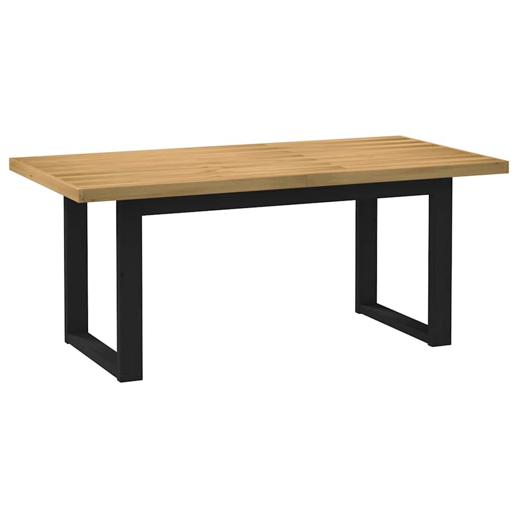Spisebord NOAIN - massivt fyrretræ, U-formede ben, 180 × 90 × 75 cm Spisebord NOAIN - massivt fyrretræ, U-formede ben, 180 × 90 × 75 cm