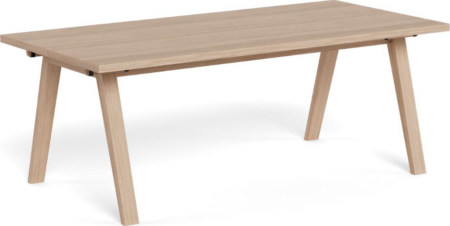Spisebord / spisestuebord Signature Arven 200x95 cm, hvidpigmenteret olieret egefiner, nordisk A-Line design