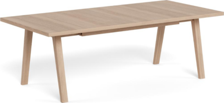 Spisebord/bord Signature Arven 210x100 cm - hvidpigmenteret olieret egefiner, rektangulært A-Line