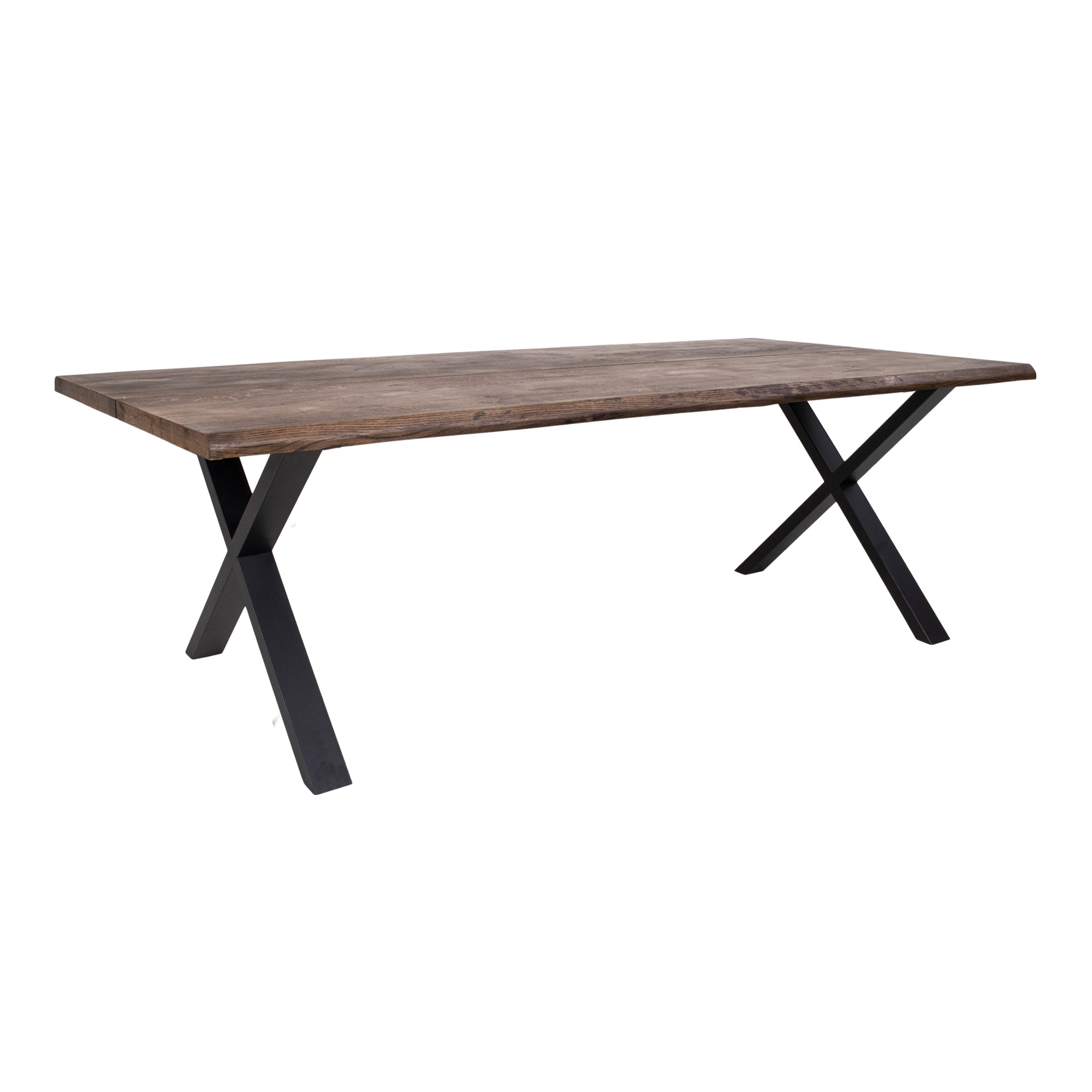 Toulon Spisebord - Spisebord Med Bølget Kant, Egetræ, Smoked, Forberedt Til Tillægsplader 95X240X75 Cm Toulon Spisebord - Spisebord Med Bølget Kant, Egetræ, Smoked, Forberedt Til Tillægsplader 95X240X75 Cm