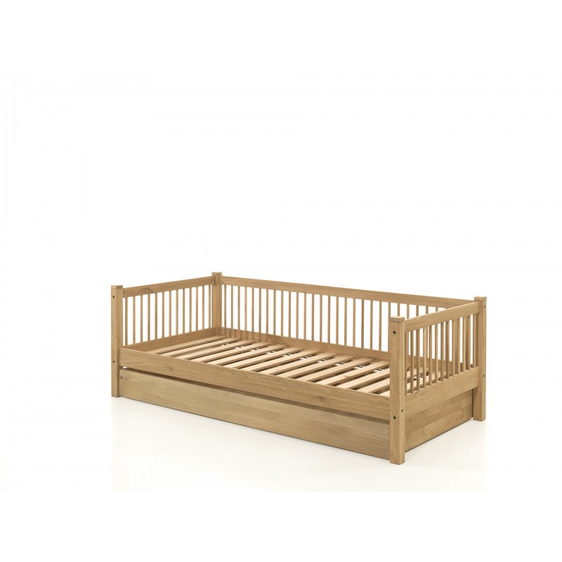 Børneseng med udtræk Forrest Oak (90 × 190/200 cm) - Eg Børneseng med udtræk Forrest Oak (90 × 190/200 cm) - Eg