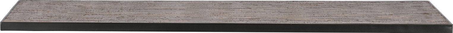 Bordplade WOOOD Tablo genbrugt teak med metalkant 200x90 cm til plankebord Bordplade WOOOD Tablo genbrugt teak med metalkant 200x90 cm til plankebord