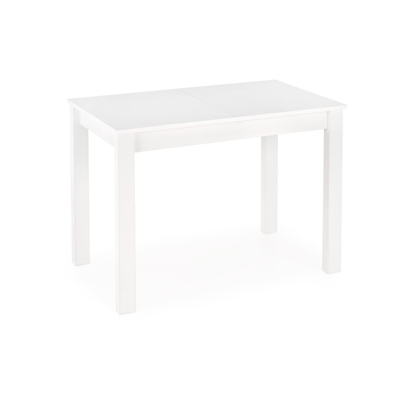 GINO Spisebord med udtræk 100cm kan udvides til 130cm - Hvid GINO Spisebord med udtræk 100cm kan udvides til 130cm - Hvid