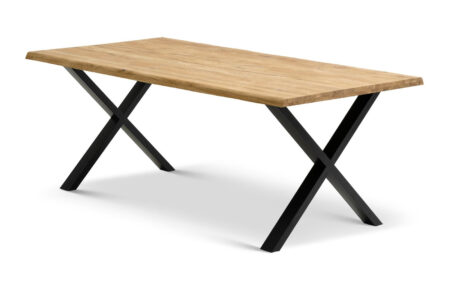 Heimdal spisebord L260 - Eg - Massiv træ (95x260x75 cm.)