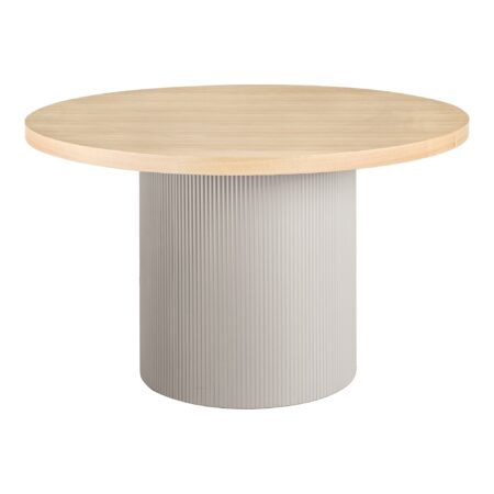 House Nordic - Solva Spisebord - ask, natur/sand, ø120x75 cm