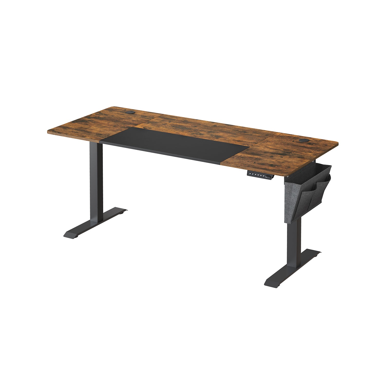 Iris skrivebord - Rustik brun/sort Iris skrivebord - Rustik brun/sort