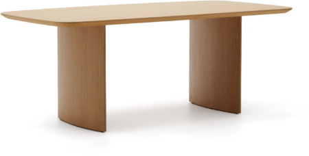 Kave Home Litto spisebord egetræsfiner/MDF 200x100 cm natur