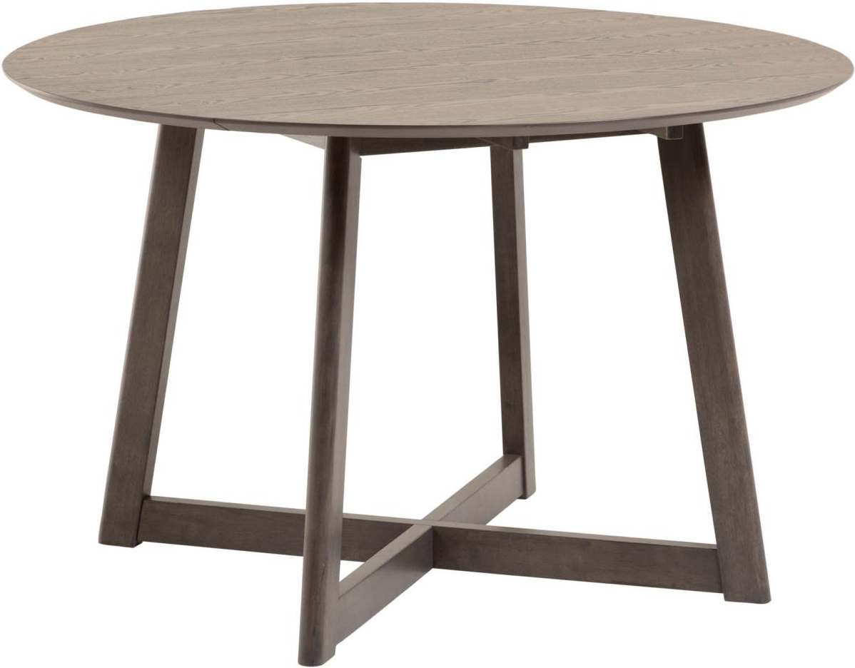 Kave Home Maryse udtræks-spisebord i askefiner og gummitræ mørk natur 120x70 cm Kave Home Maryse udtræks-spisebord i askefiner og gummitræ mørk natur 120x70 cm