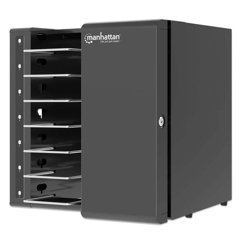 Manhattan laptop-opladningsskab til skrivebord 7 rum USB-C 65 W 16" Manhattan laptop-opladningsskab til skrivebord 7 rum USB-C 65 W 16"
