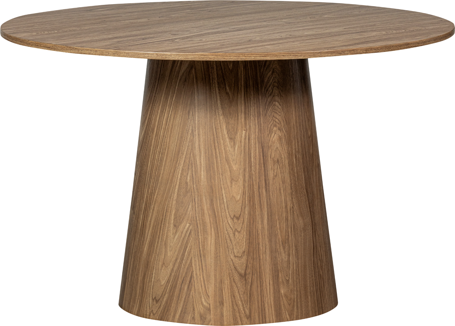 Rundt spisebord WOOOD Maan valnød MDF Ø120 cm Rundt spisebord WOOOD Maan valnød MDF Ø120 cm