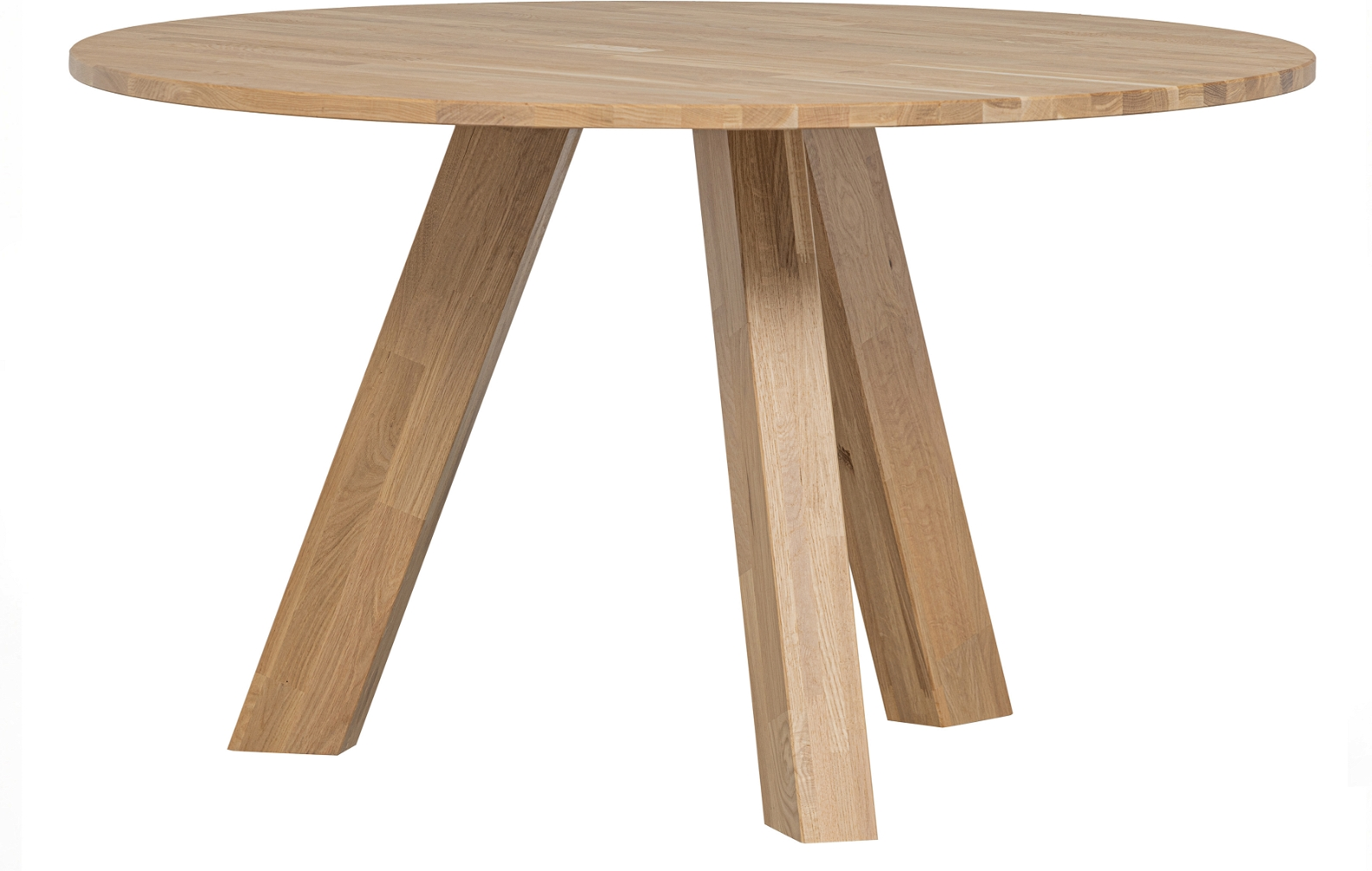 Rundt spisebord WOOOD Rhonda i FSC-certificeret eg, natur Ø129 x H75 cm Rundt spisebord WOOOD Rhonda i FSC-certificeret eg, natur Ø129 x H75 cm