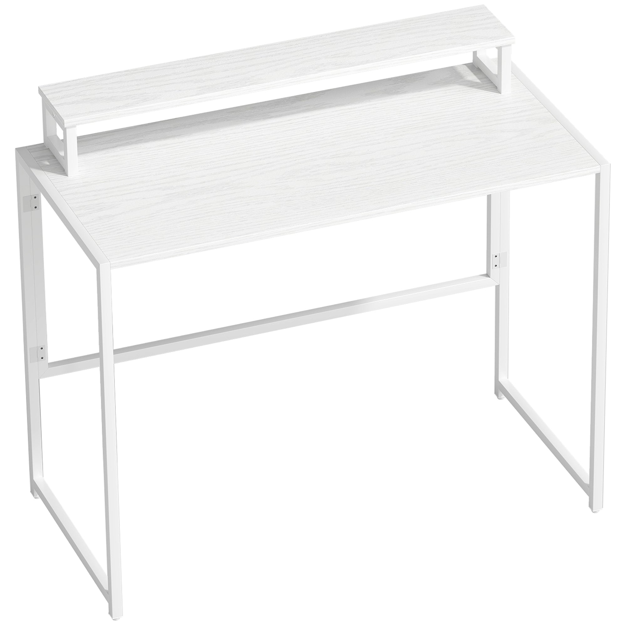 Sammenklappeligt skrivebord/computerbord med skærmbeslag til hjemmekontor, 100 x 48 x 87,5 cm Sammenklappeligt skrivebord/computerbord med skærmbeslag til hjemmekontor, 100 x 48 x 87,5 cm