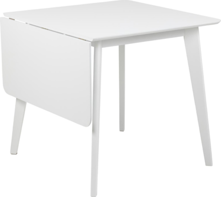Signature Dionea spisebord 120x80 cm hvid med robust fiberplade og gummitræstel