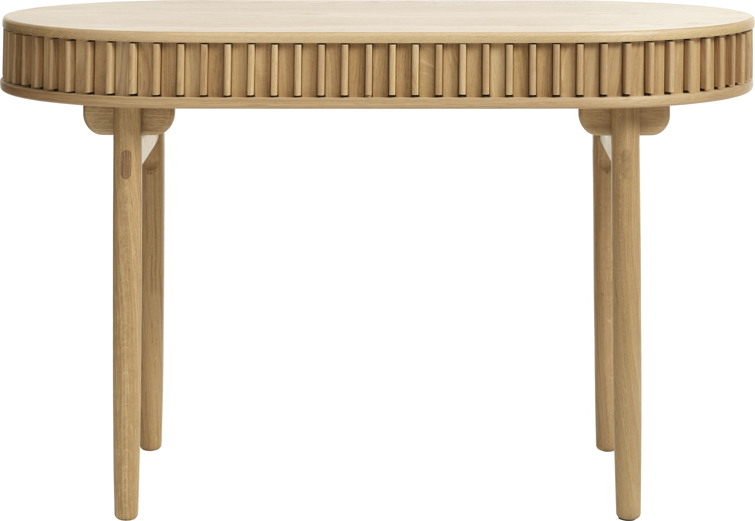 Skrivebord Nordique Design CARNO, bordplade i spånplade med egetræsfiner, massivt egetræ ben, mørk natur, 120x60 cm, H75 cm Skrivebord Nordique Design CARNO, bordplade i spånplade med egetræsfiner, massivt egetræ ben, mørk natur, 120x60 cm, H75 cm