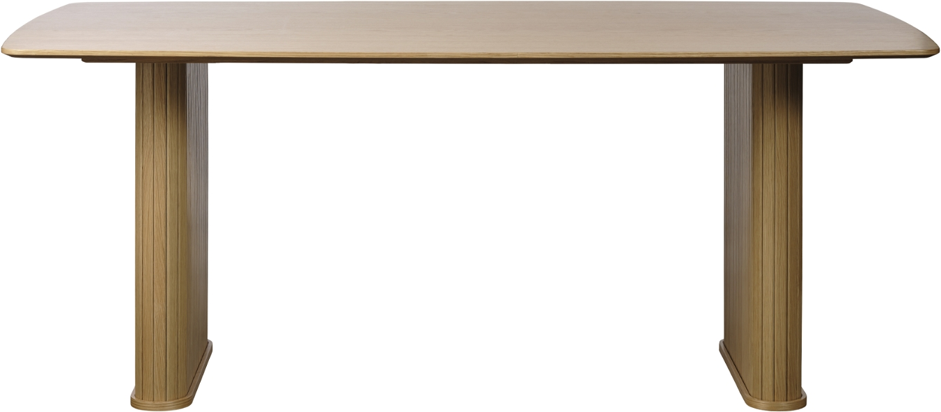 Spisebord Nordique Design Nola 190x100 cm bådformet egfinér natur Spisebord Nordique Design Nola 190x100 cm bådformet egfinér natur