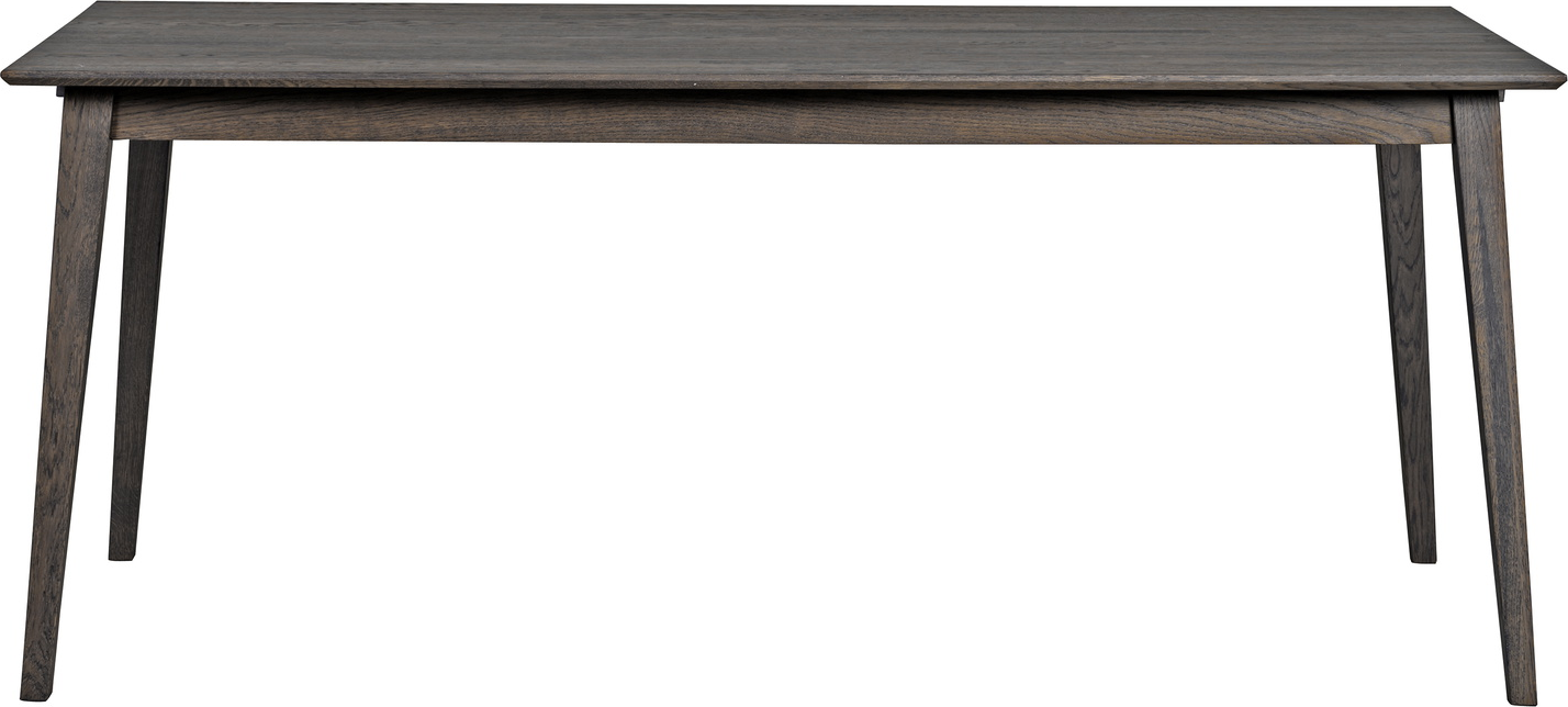 Spisebord Rowico Filippa i massivt egetræ 180x90 cm mørkebrun Spisebord Rowico Filippa i massivt egetræ 180x90 cm mørkebrun