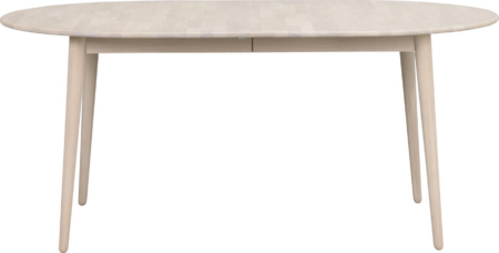 Spisebord Rowico Tyler olieret hvidkalket massiv eg udtræksbord 170 - 210x105 cm FSC 100%