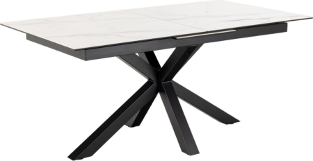 Spisebord Signature Bellona bordplade i hvid Akranes keramik 210 x 90 x 76 cm