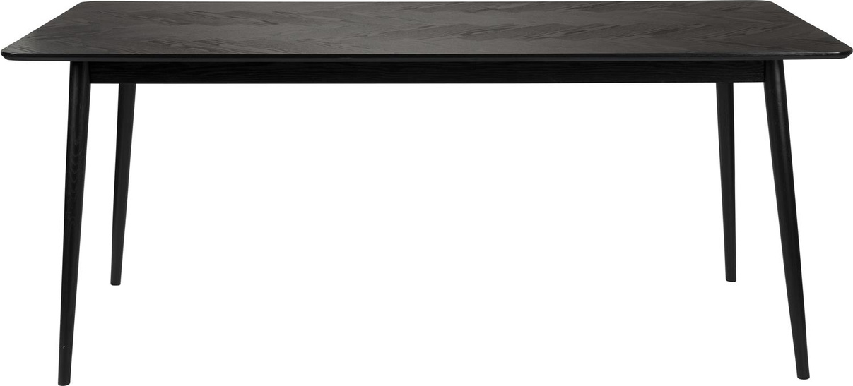 Spisebord Studio White Fabio sort egetræsfiner 180x90x75 cm moderne skandinavisk design Spisebord Studio White Fabio sort egetræsfiner 180x90x75 cm moderne skandinavisk design