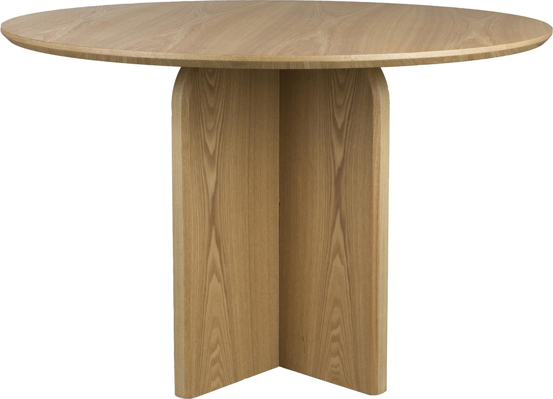 Spisebord Studio White Laurent rund Ø120 cm nougat MDF Spisebord Studio White Laurent rund Ø120 cm nougat MDF