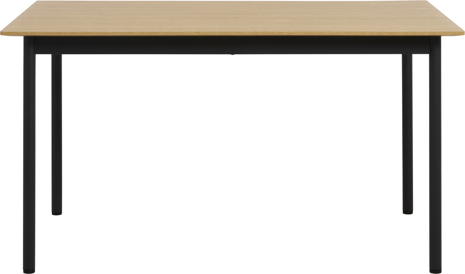 Spisebord / spisestuebord Nordique Design PENSACOLA 140x85 cm H75 MDF bordplade, metal stel natur/sort Spisebord / spisestuebord Nordique Design PENSACOLA 140x85 cm H75 MDF bordplade, metal stel natur/sort