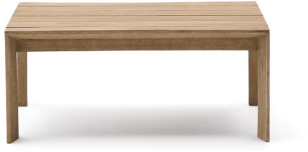 Udendørs sofabord Kave Home Ambra massivt akacietræ 82,5x82,5 cm røget/hvid