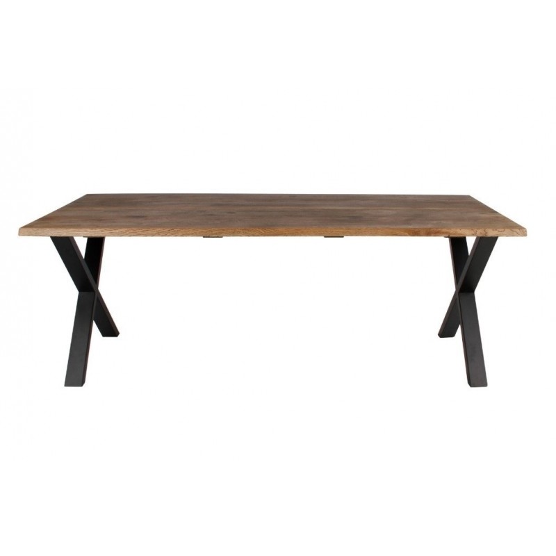 Westwood plankebord 240x95 - Røgolieret egetræ/Sort Westwood plankebord 240x95 - Røgolieret egetræ/Sort