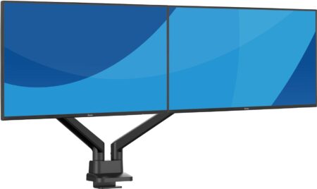 iiyama DS4002C-B1 dobbelt skærmholder 24-32" - skrivebord, sort