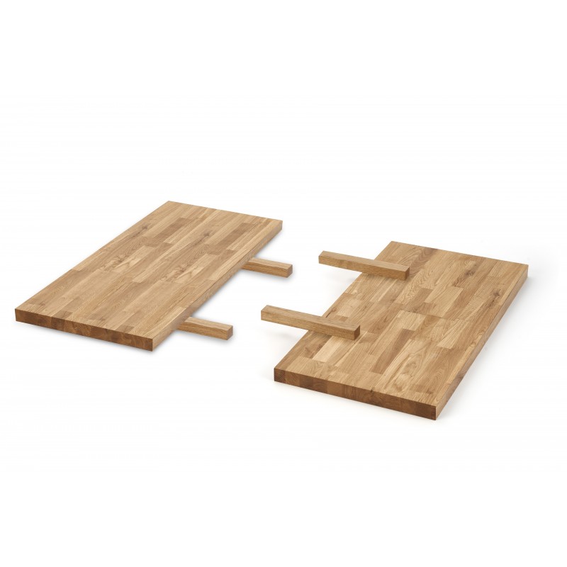 APEX & RADUS Spisebord med udtræk i massivt træ - 78/40 cm APEX & RADUS Spisebord med udtræk i massivt træ - 78/40 cm