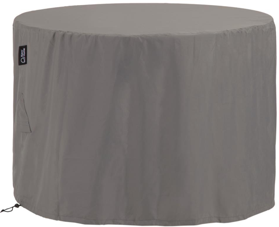 Beskyttelsesovertræk Kave Home Iria til runde udendørs borde Ø130 x H80 cm grå polyester vand- og UV-resistent Beskyttelsesovertræk Kave Home Iria til runde udendørs borde Ø130 x H80 cm grå polyester vand- og UV-resistent