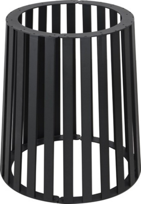 Bordben til plankebord House of Sander Halfmoon i sort metal H71 cm