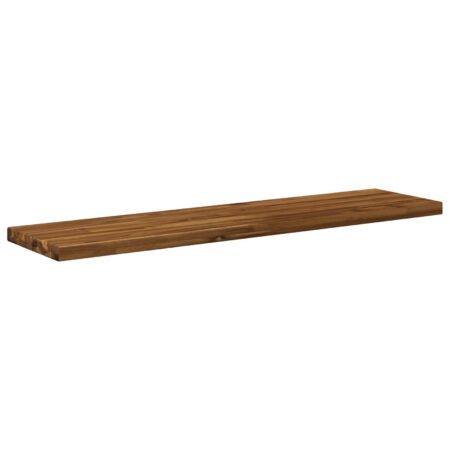 Bordplade i massivt akacietræ 100 x 30 cm - natur