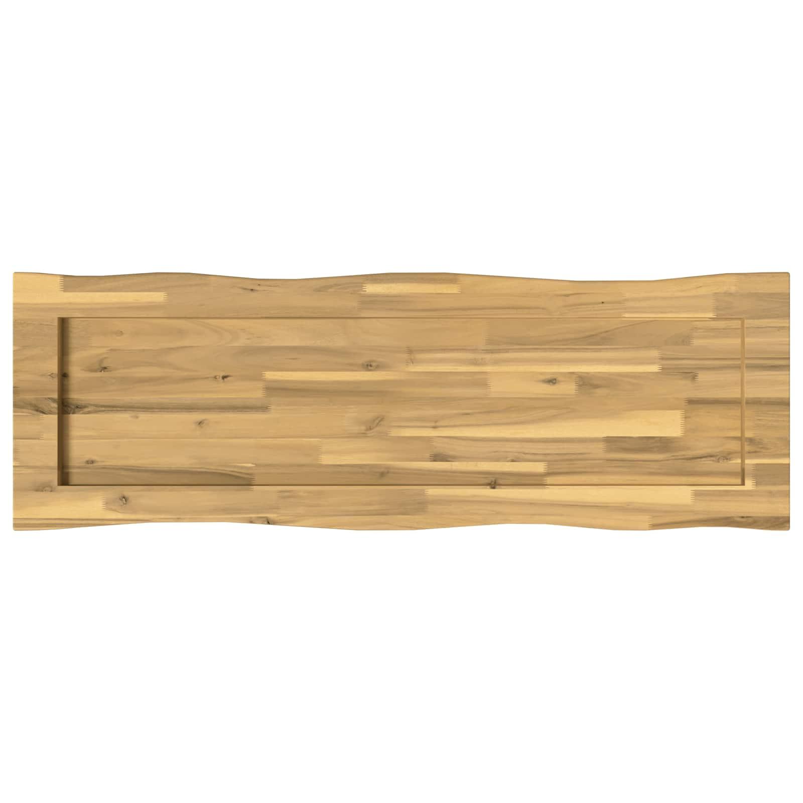 Bordplade i massivt akacietræ 120 x 40 x 3,2 cm Bordplade i massivt akacietræ 120 x 40 x 3,2 cm