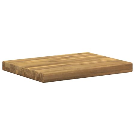 Bordplade i massivt akacietræ 40 x 30 x 3,2 cm - rektangulær