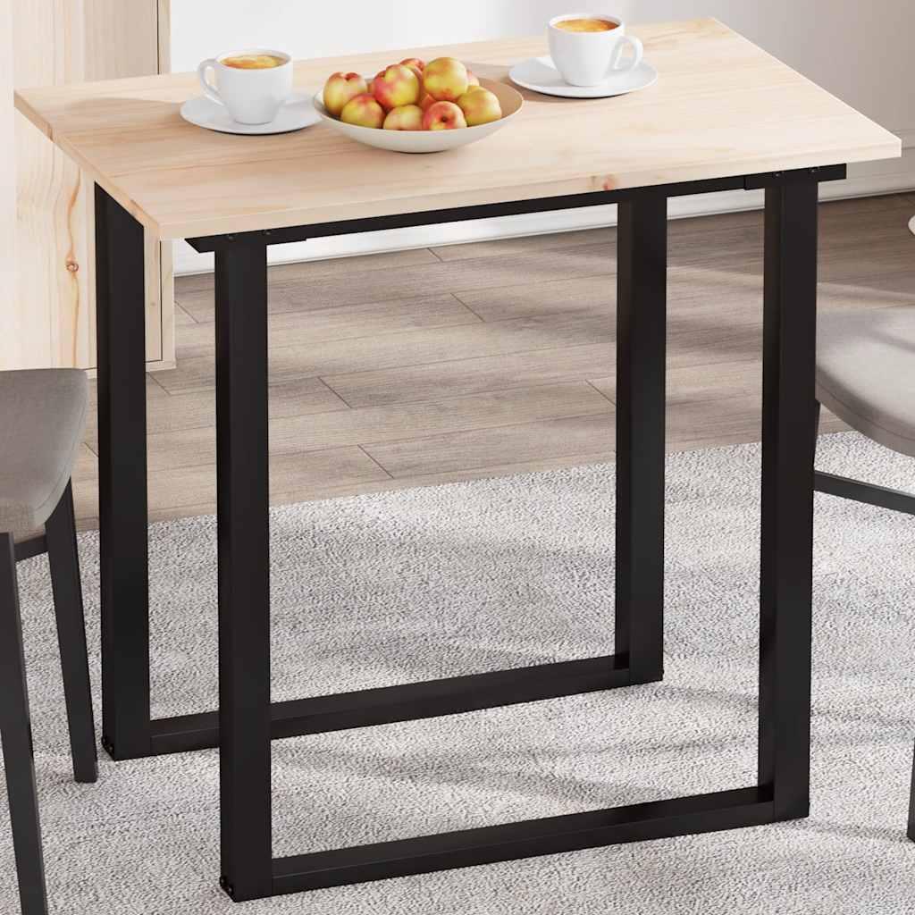 Bordplade i massivt fyrretræ 80 x 50 cm - rektangulær Bordplade i massivt fyrretræ 80 x 50 cm - rektangulær