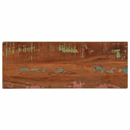 Bordplade i massivt genbrugstræ 80 x 20 cm - rektangulær