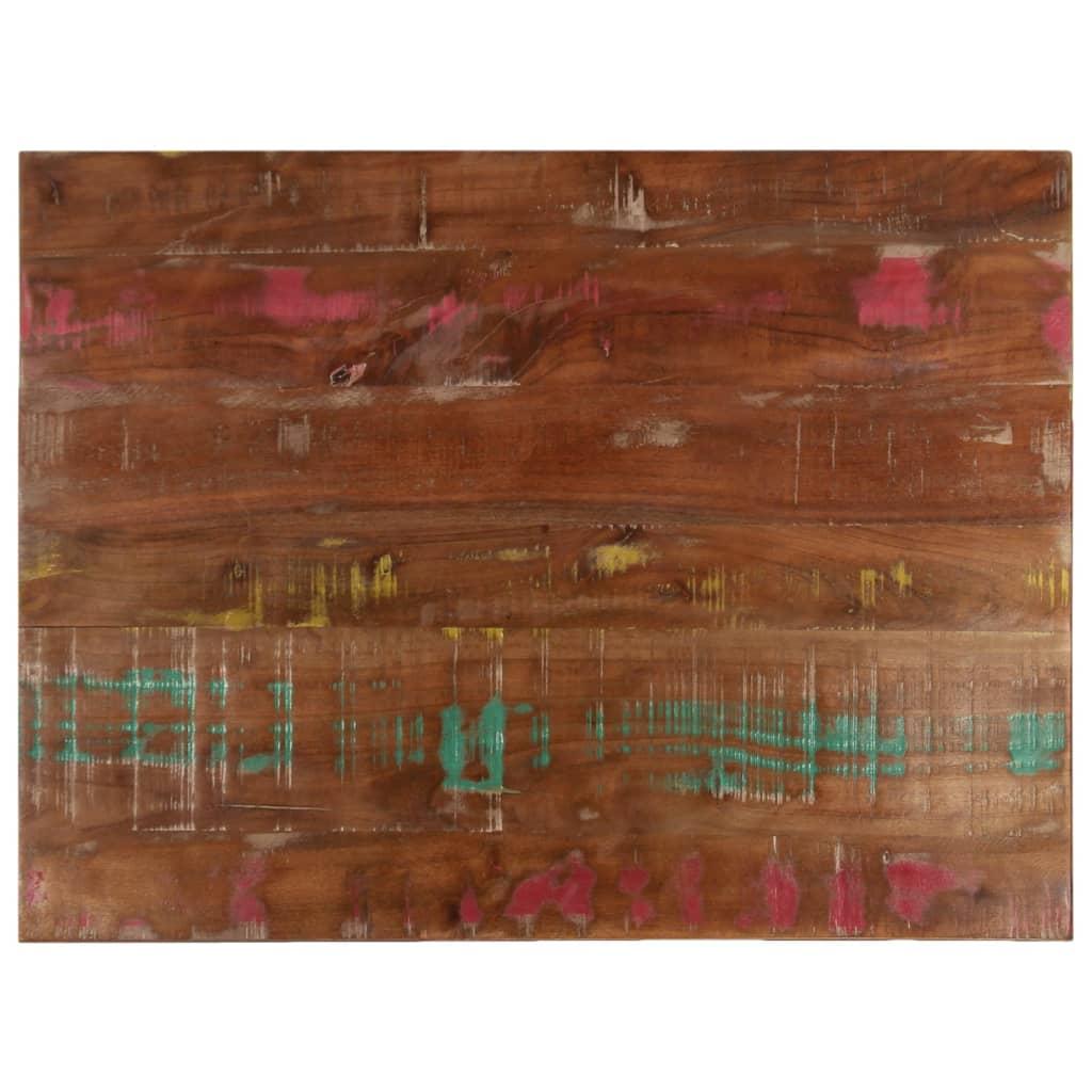 Bordplade i massivt genbrugstræ 90 x 60 cm Bordplade i massivt genbrugstræ 90 x 60 cm