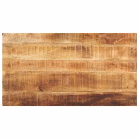 Bordplade i massivt ru mangotræ 100 x 60 x 2,5 cm