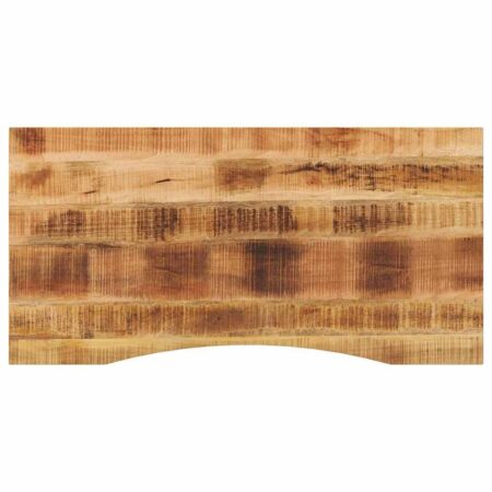 Bordplade med kurvet form i massivt mangotræ - 110 x 60 cm