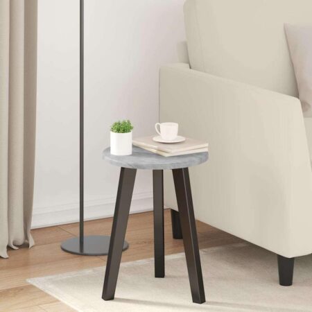 Bordplade rund Ø 30 x 1,5 cm - betongrå