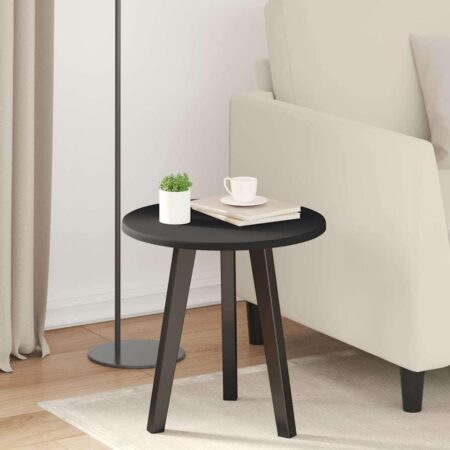 Bordplade rund Ø 40 x 1,5 cm - sort