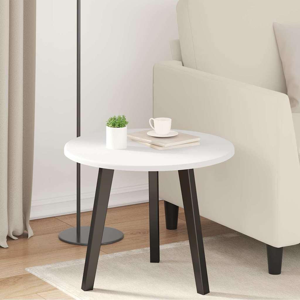 Bordplade rund Ø 50 x 1,5 cm i konstrueret træ - hvid Bordplade rund Ø 50 x 1,5 cm i konstrueret træ - hvid