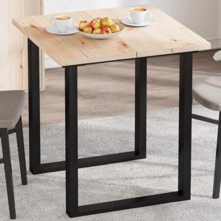 Bordplader 2 stk. rektangulær 70 x 35 x 2,5 cm i massivt fyrretræ