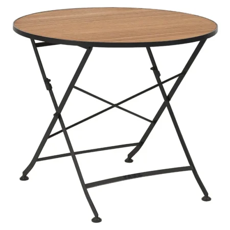 Brafab, Brewer bord Ø 85 cm Sort / Teak