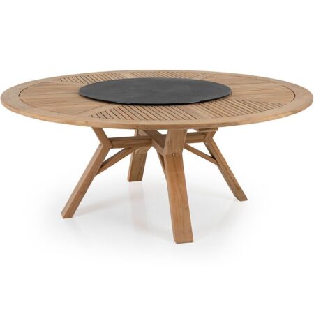 Brafab, Circus Spisebord Med Drejeplade 180 cm Teak Brafab