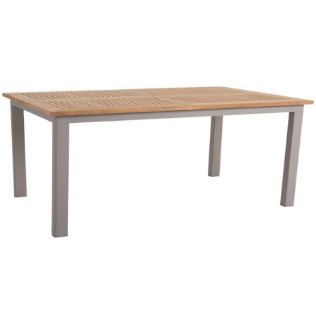 Brafab, Lyon Spisebord 92x194-252 cm Khaki/Teak Brafab