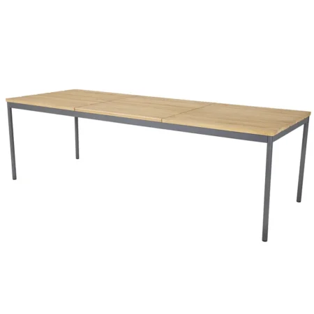 Brafab, Nox Spisebord 90x240 cm Antracit/Teak Brafab