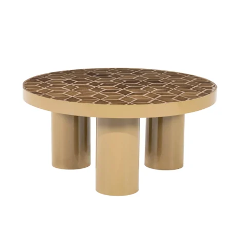 By-Boo, Sofabord Patterna med Bordplade af mosaik Brown