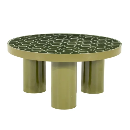 By-Boo, Sofabord Patterna med Bordplade af mosaik Green