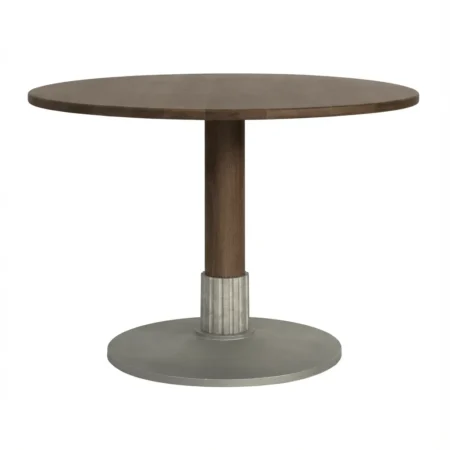 Design House Stockholm Tock Table spisebord Mørk eg, Ø110x76 cm